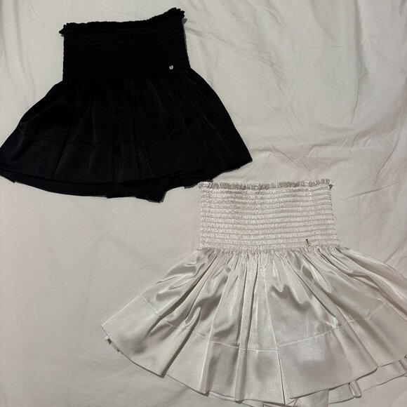 Natural Life Smocked Waist High Waist Silky Shorts - Picture 2 of 4